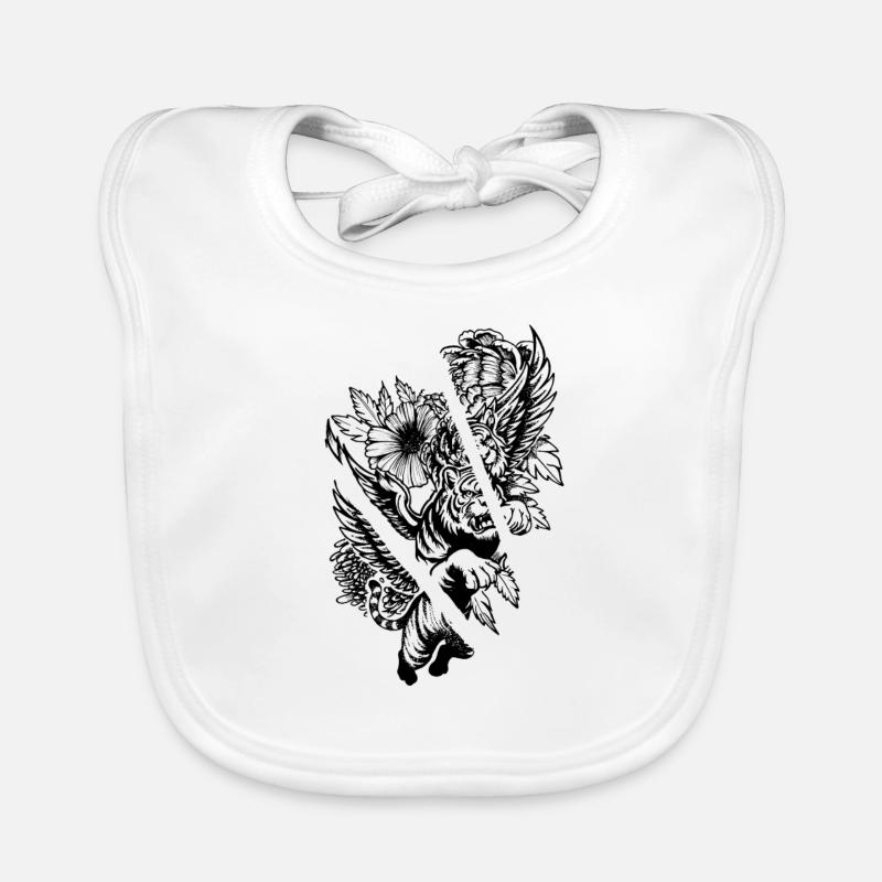Flying Tiger Organic Baby Bibs