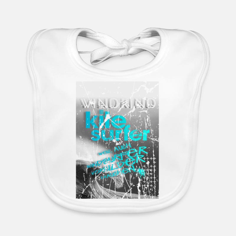 Kitesurfeurs Bavoir bio Bébé