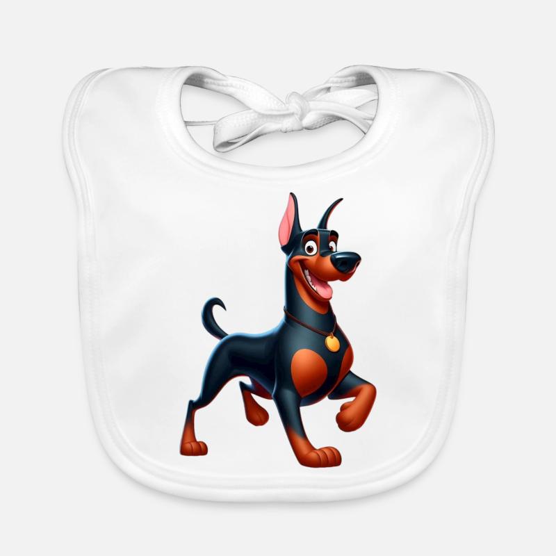 Dobermann 4 Baby Bio-Lätzchen