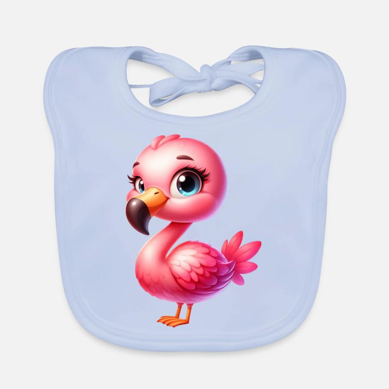Flamingo Baby Bio-Lätzchen