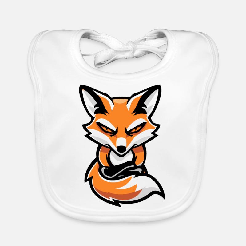 Bande dessinée Fox Bavoir bio Bébé