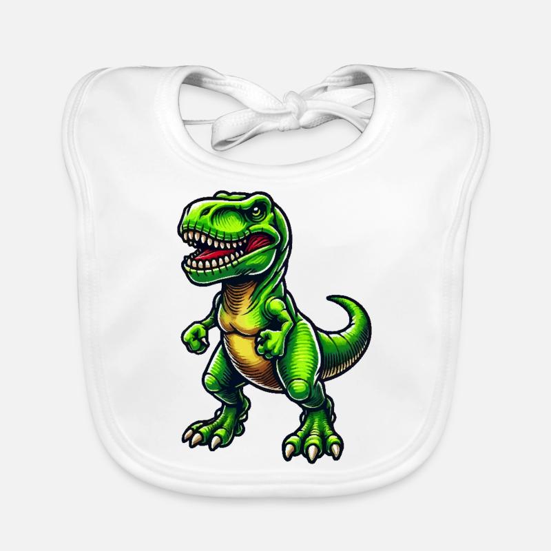 Dinosaurier T-Rex Baby Bio-Lätzchen