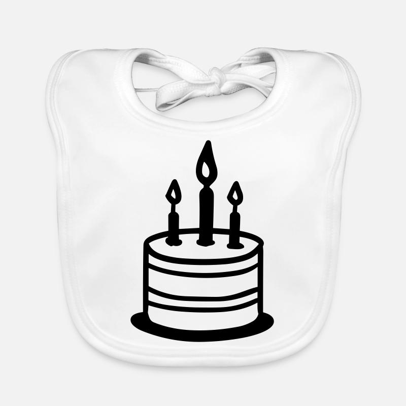 Gateau d'anniversaire Bavoir bio Bébé