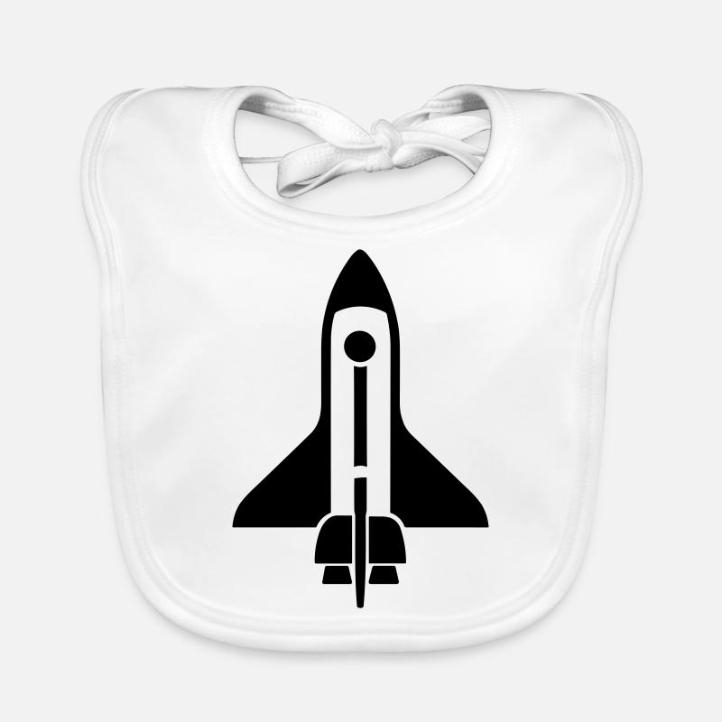 Fusée Bavoir bio Bébé