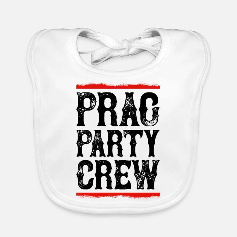 Prague Party Crew Organic Baby Bibs