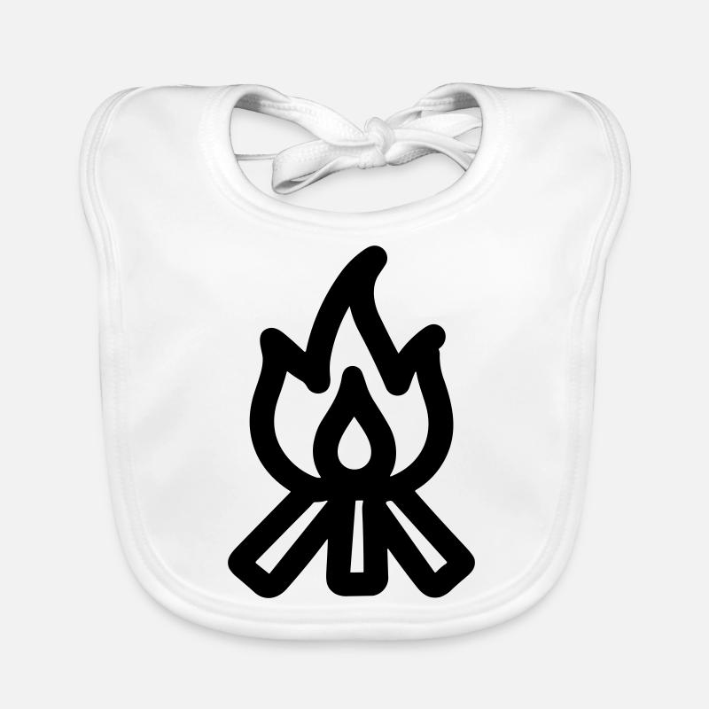 Feu de camp Bavoir bio Bébé