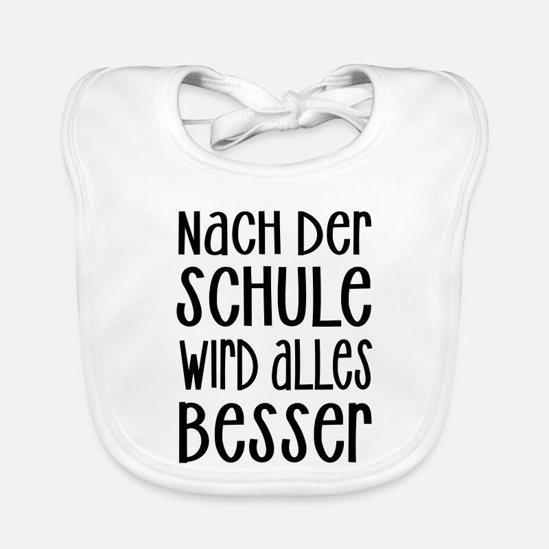 nach der Schule Baby Bio-Lätzchen