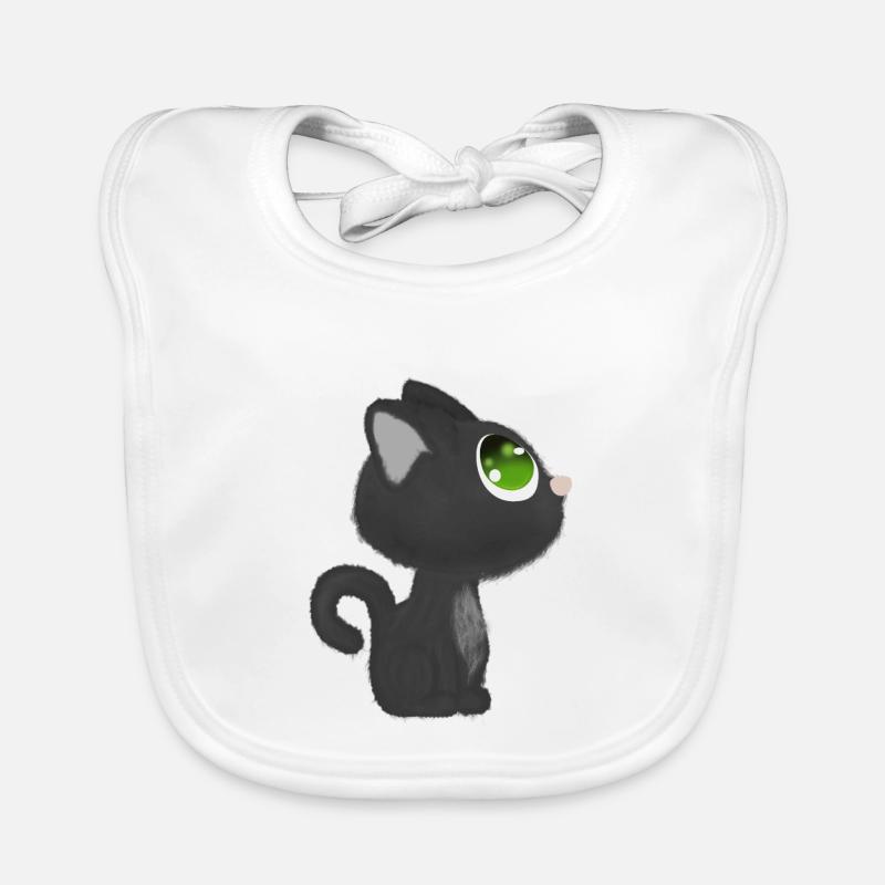 Chat Bavoir bio Bébé