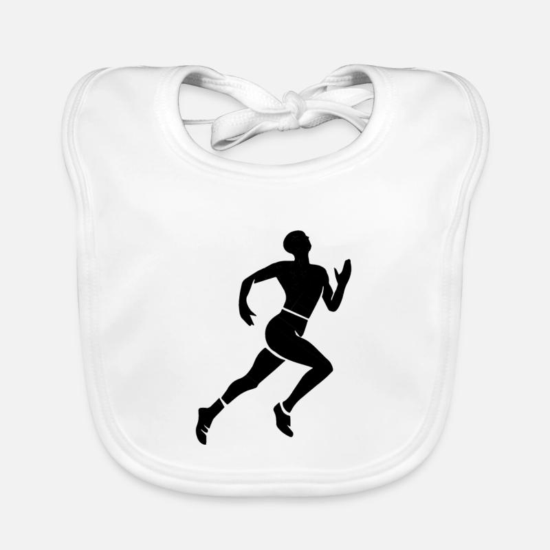 athlétisme Bavoir bio Bébé