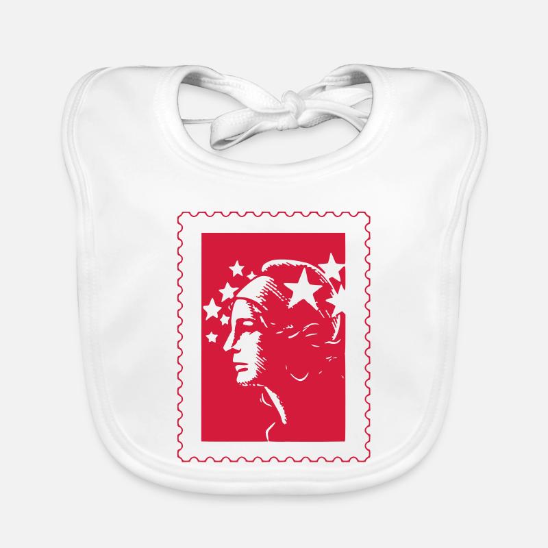 Bereits gestempelt (e) Baby Bio-Lätzchen