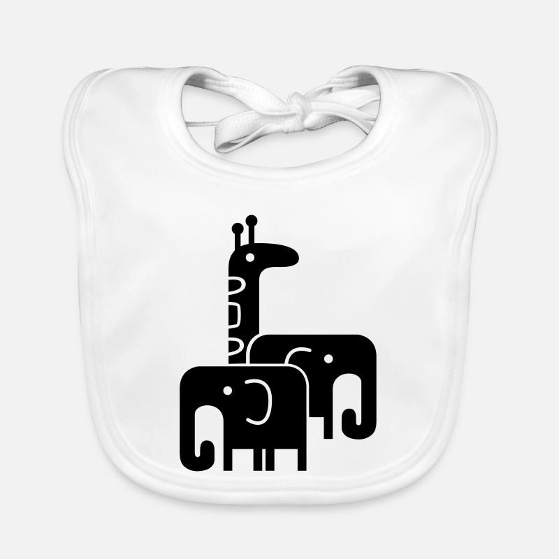 Tiere Baby Bio-Lätzchen