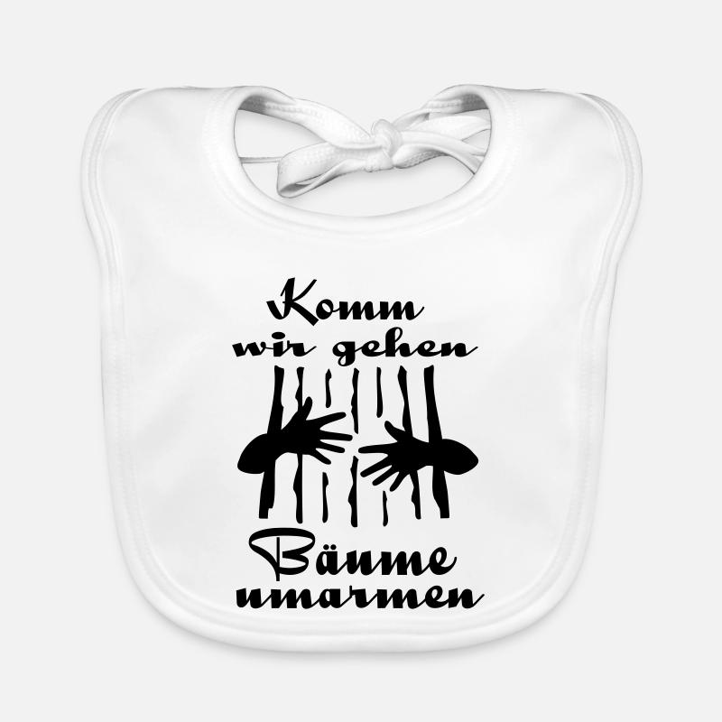 Bäume Umarmen Baby Bio-Lätzchen