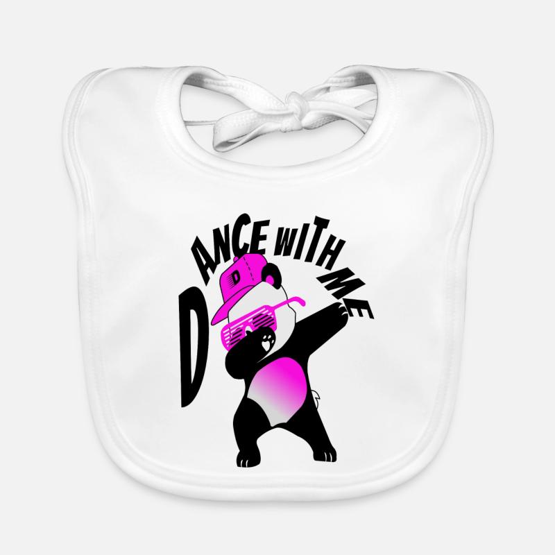 Danse du panda Bavoir bio Bébé