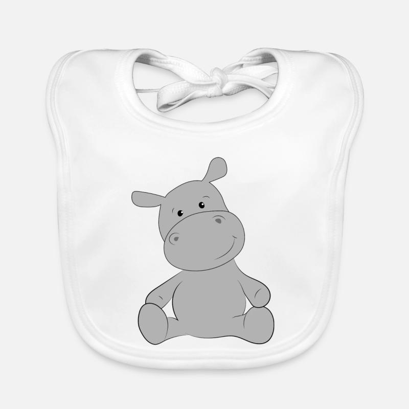 Nilpferd Baby Bio-Lätzchen