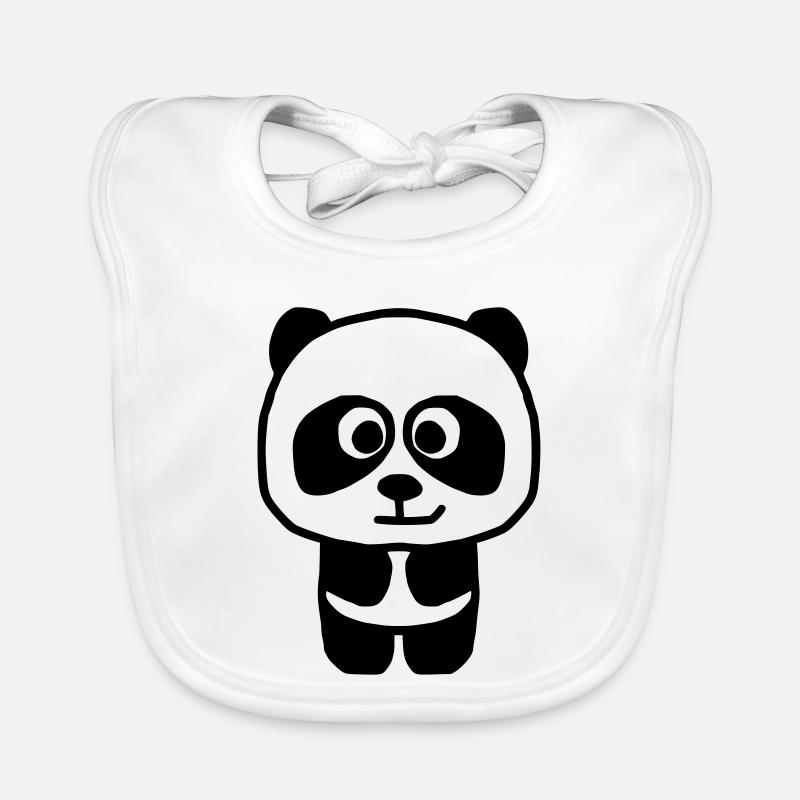 Panda Baby Bio-Lätzchen