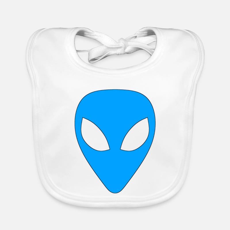 Alien - (Blue) Organic Baby Bibs