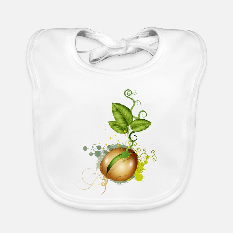 tender germinates in the soil Organic Baby Bibs