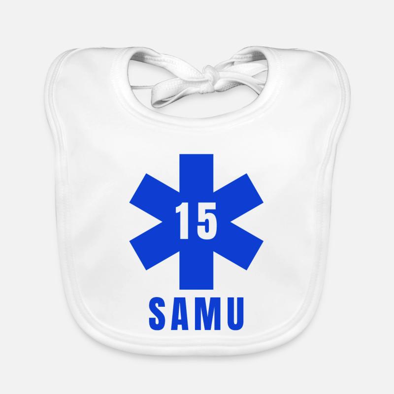 SAMU, urgences, ambulance Bavoir bio Bébé