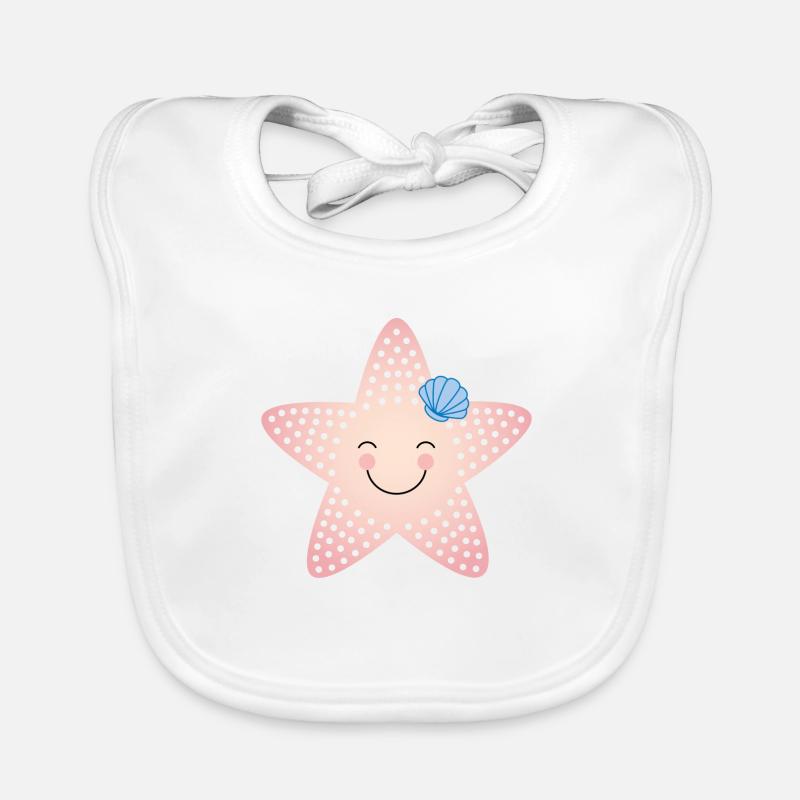 Seestern Baby Bio-Lätzchen