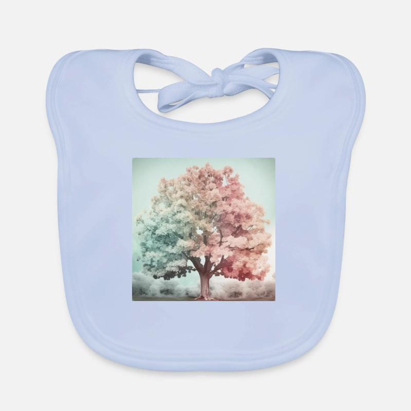 Saisons dans un arbre Bavoir bio Bébé