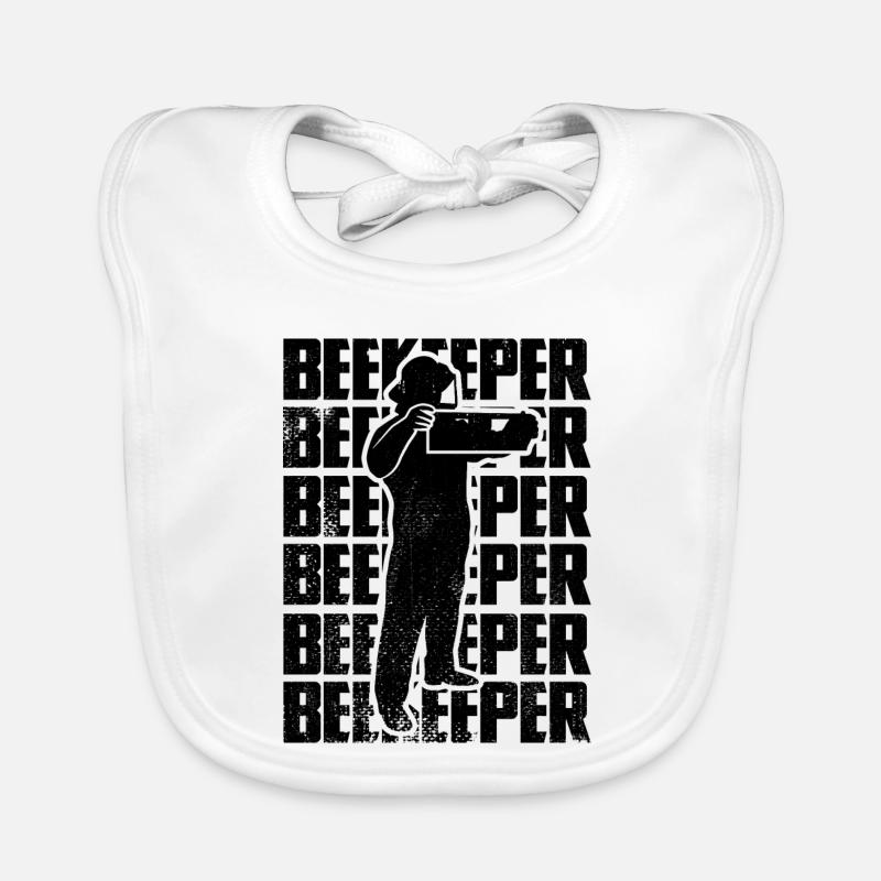 Apiculteur - Bavoir bio Bébé - blanc