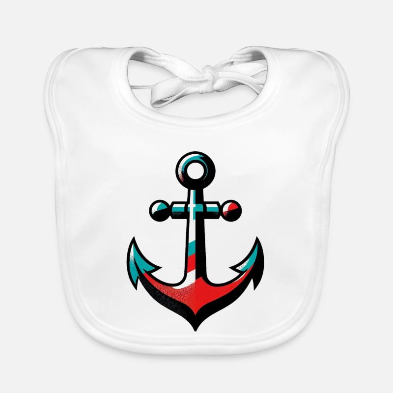 Ein Anker Baby Bio-Lätzchen