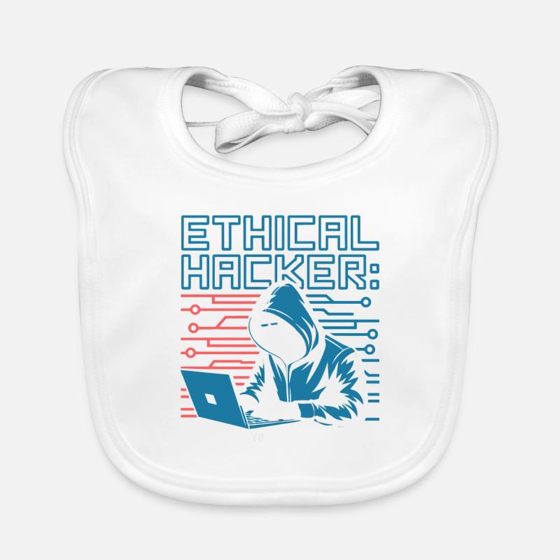 Ethical Hacker Organic Baby Bibs