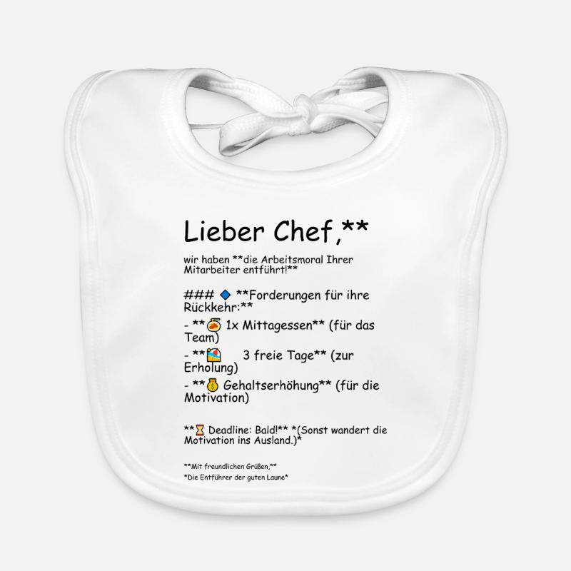 Work ethic Organic Baby Bibs