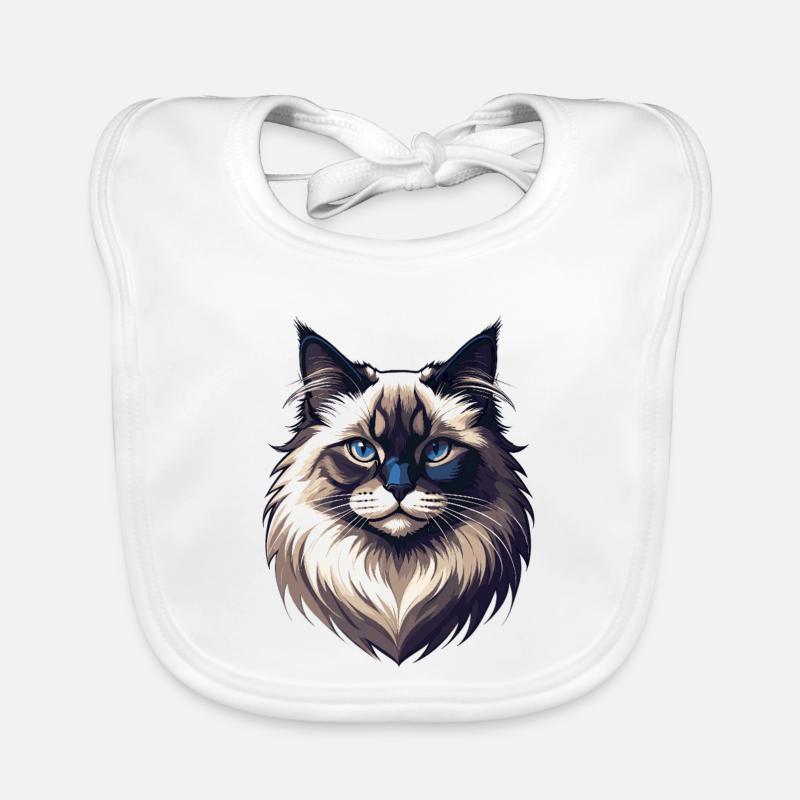 Ragdoll Cat – Gentle, proud and beautiful Organic Baby Bibs