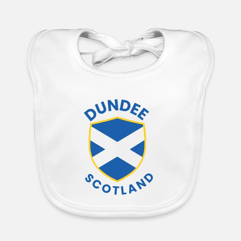 Dundee Shield Saltire Wappen Baby Bio-Lätzchen