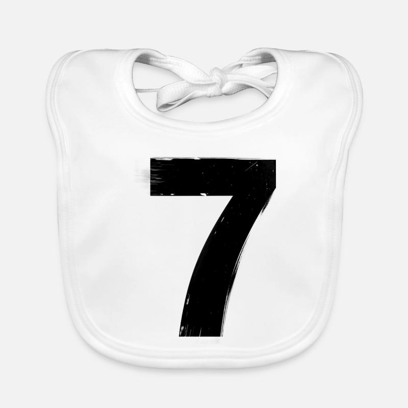 Faded Seven Glyph Organic Baby Bibs