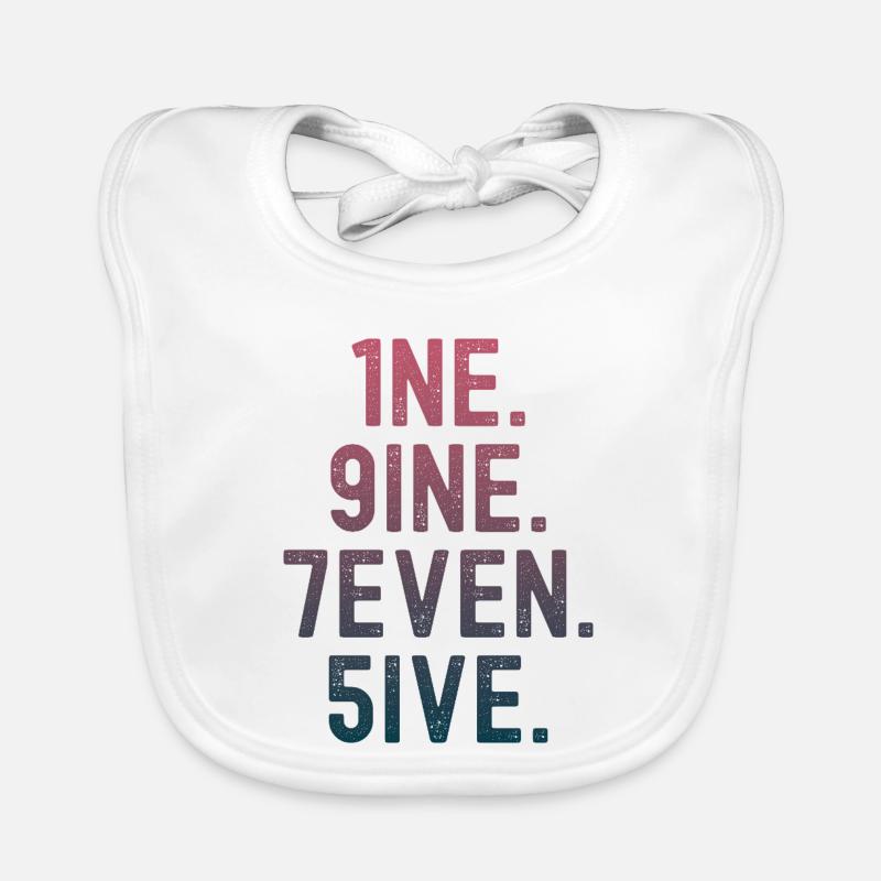 Millésime 1975 Bavoir bio Bébé