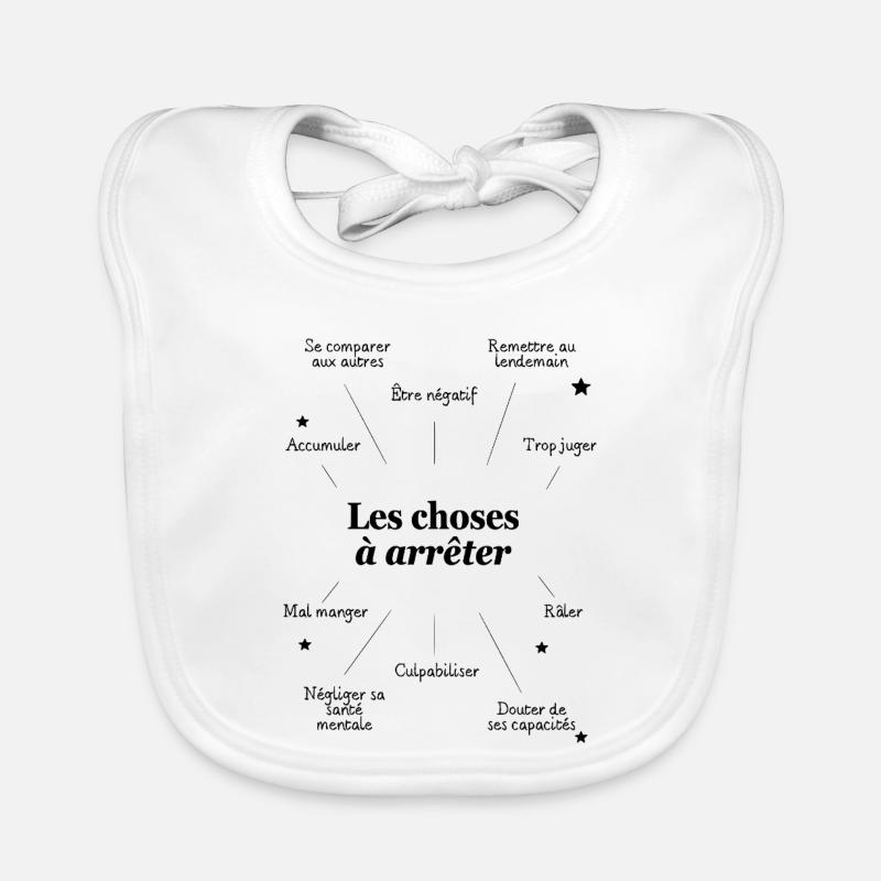 CITATION. MESSAGE. HUMOUR. CITATIONS DRÔLES Bavoir bio Bébé