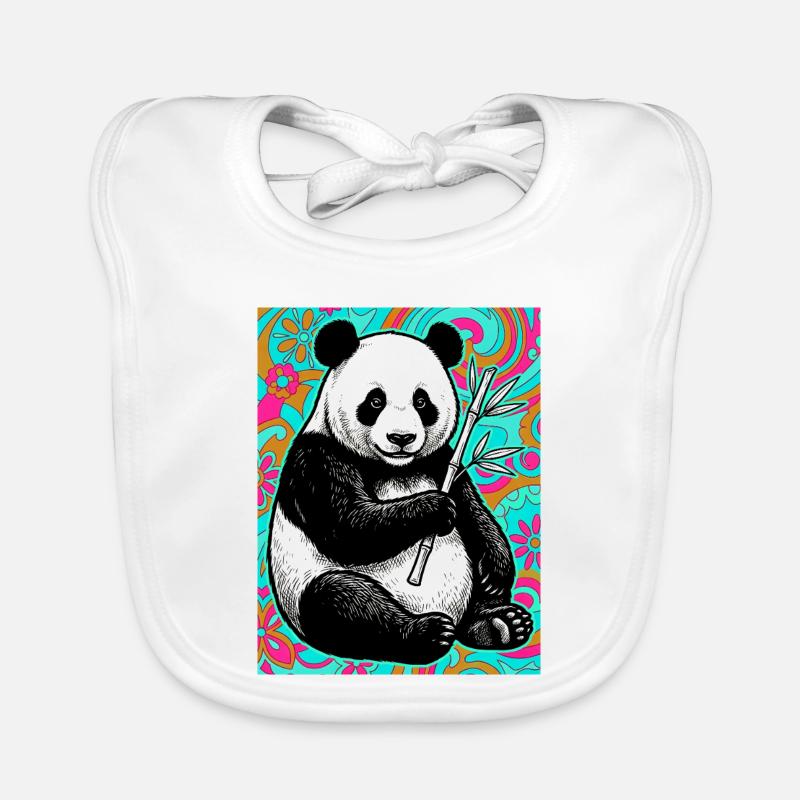 Panda Baby Bio-Lätzchen