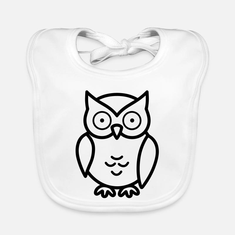 chouette Bavoir bio Bébé