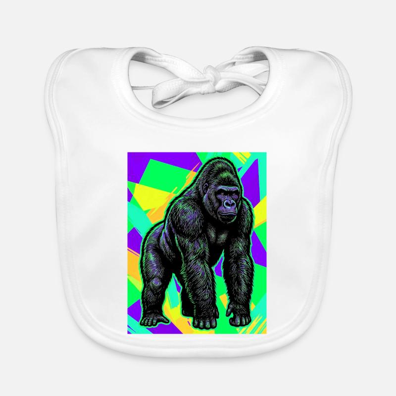 Gorilla Baby Bio-Lätzchen