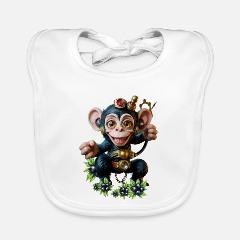 Combinaison Steampunk Bavoir bio Bébé