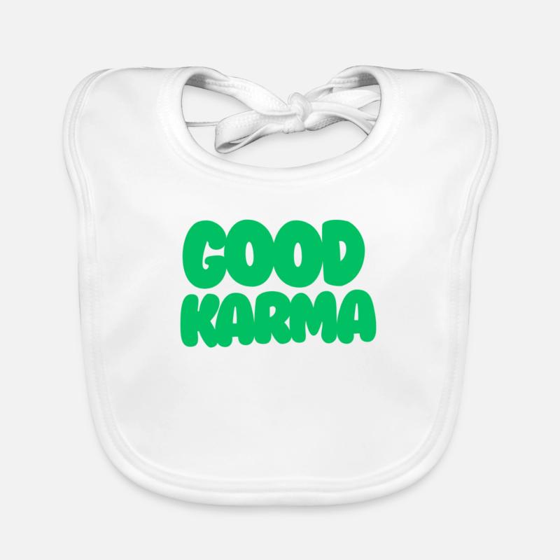 Bon Karma Vert Bavoir bio Bébé