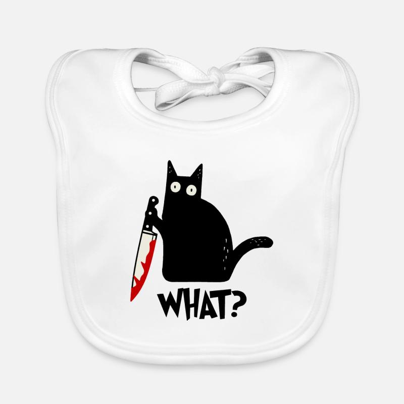 Chat effrayant quel graphique Bavoir bio Bébé