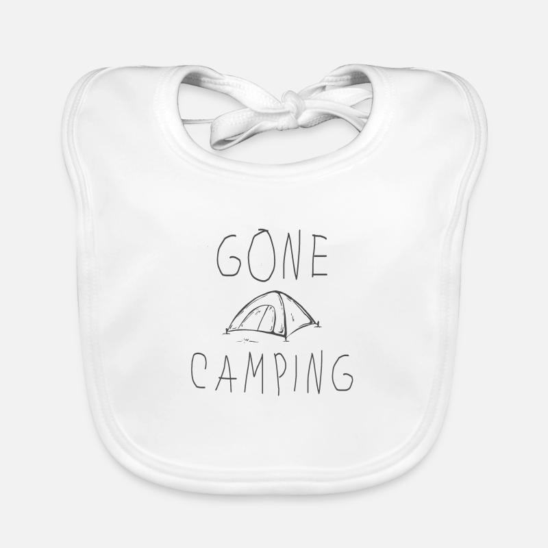 CAMPING DISPARU Bavoir bio Bébé