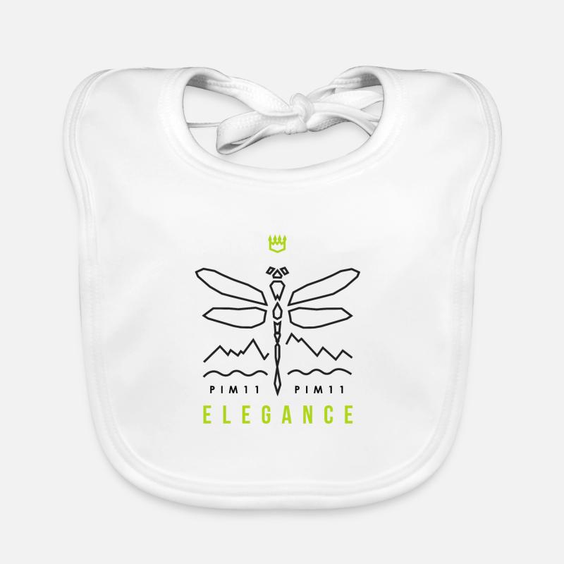 Libellule Bavoir bio Bébé