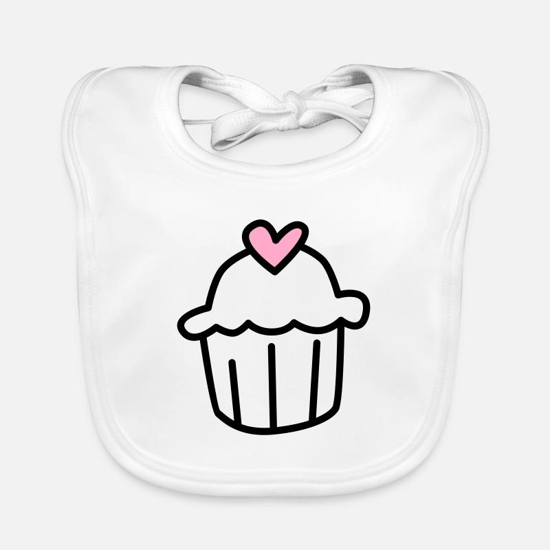 Muffin Illustration Organic Baby Bibs