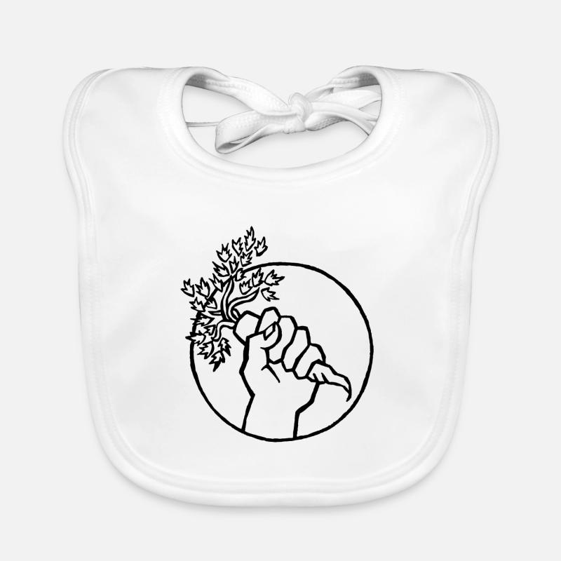 Carrot Organic Baby Bibs