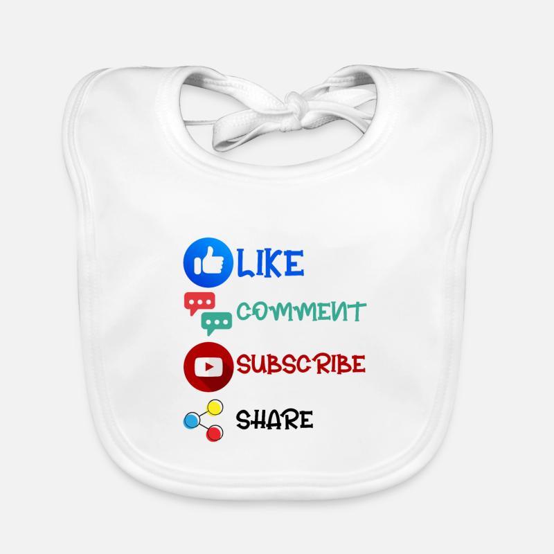 Like Comment S’abonner Share 2 Bavoir bio Bébé