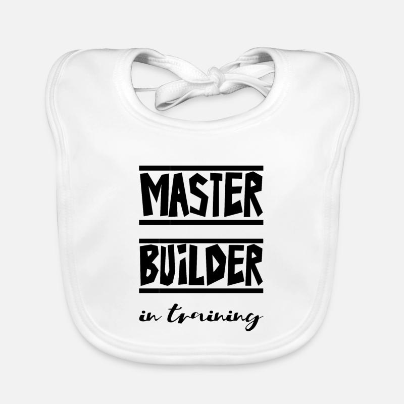 Master Builder In Training 3 Baby Bio-Lätzchen