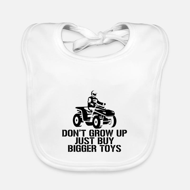 Ne grandissez pas, achetez simplement des jouets plus gros Bavoir bio Bébé