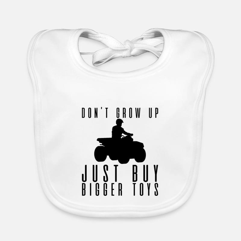 Ne grandissez pas, achetez simplement de plus gros jouets 4 Bavoir bio Bébé