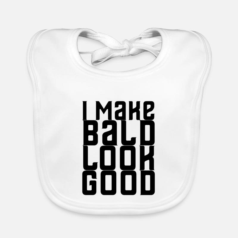 I Make Bald Look Good Baby Bio-Lätzchen