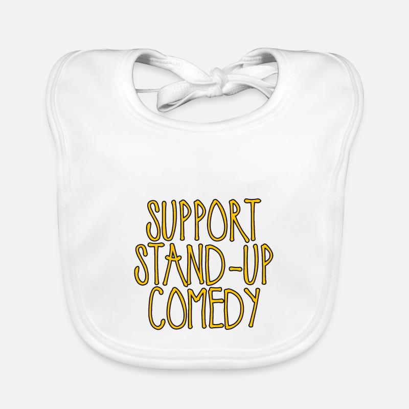 Support Stand Up Comedy 2 Baby Bio-Lätzchen