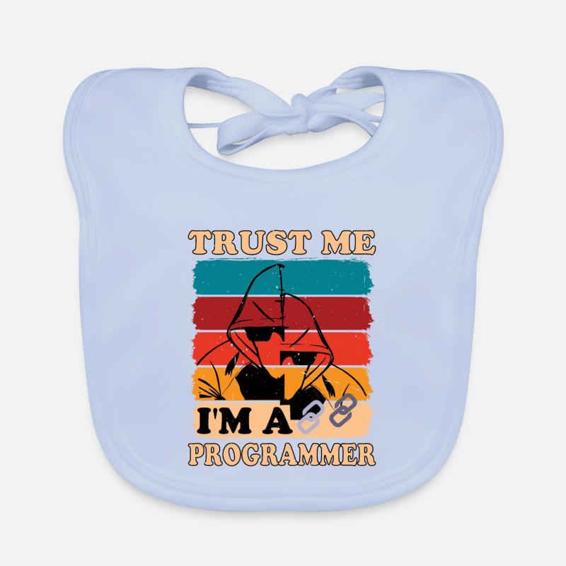 Trust Me I'm A Programmer 2 Baby Bio-Lätzchen